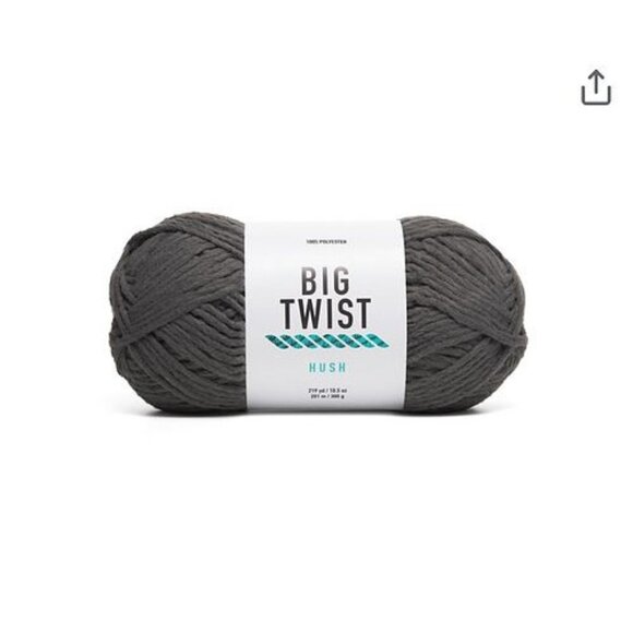 Big Twist Hush Yarn Charcoal - Picture 1 of 2